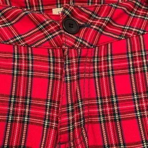 Paris Blues - Red Plaid Pants - Size 20